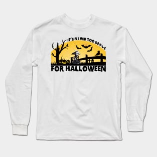 For Halloween tee design birthday gift graphic Long Sleeve T-Shirt